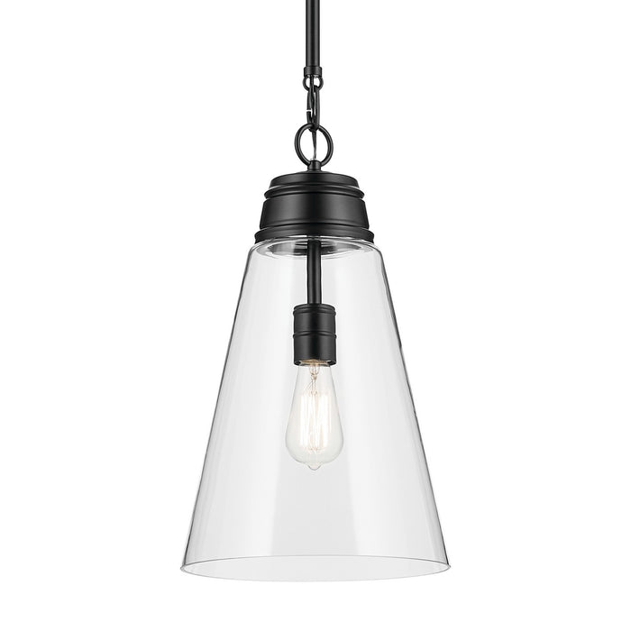 Myhouse Lighting Kichler - 52661BKCLR - One Light Pendant - Marsailli - Black