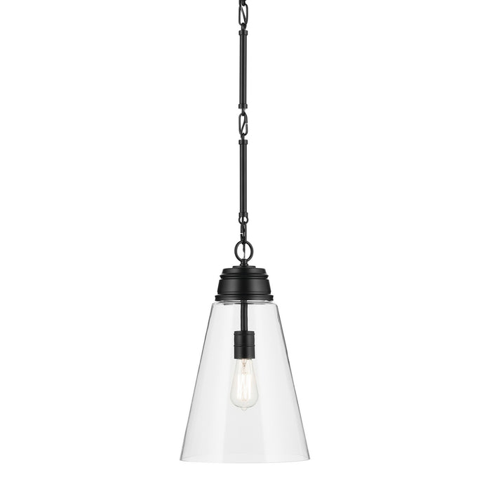Myhouse Lighting Kichler - 52661BKCLR - One Light Pendant - Marsailli - Black