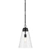 Myhouse Lighting Kichler - 52661BKCLR - One Light Pendant - Marsailli - Black