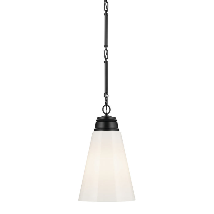 Myhouse Lighting Kichler - 52661BK - One Light Pendant - Marsailli - Black