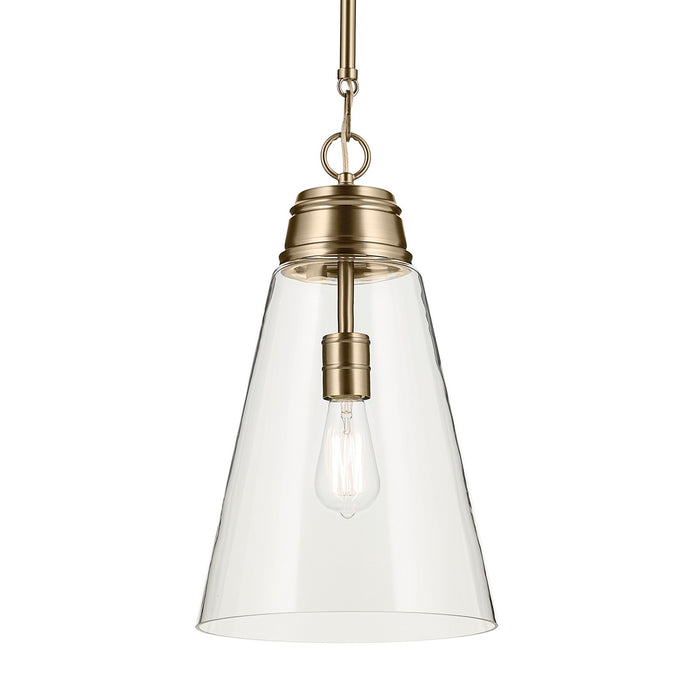 Myhouse Lighting Kichler - 52661CPZCLR - One Light Pendant - Marsailli - Champagne Bronze