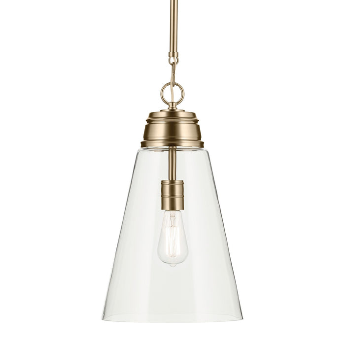 Myhouse Lighting Kichler - 52661CPZCLR - One Light Pendant - Marsailli - Champagne Bronze