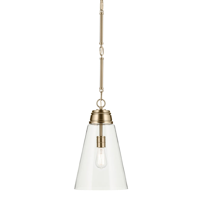 Myhouse Lighting Kichler - 52661CPZCLR - One Light Pendant - Marsailli - Champagne Bronze