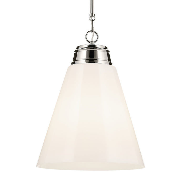 Myhouse Lighting Kichler - 52662PN - One Light Pendant - Marsailli - Polished Nickel