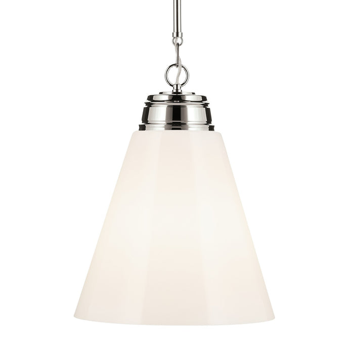 Myhouse Lighting Kichler - 52662PN - One Light Pendant - Marsailli - Polished Nickel