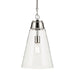 Myhouse Lighting Kichler - 52661PNCLR - One Light Pendant - Marsailli - Polished Nickel