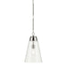 Myhouse Lighting Kichler - 52661PNCLR - One Light Pendant - Marsailli - Polished Nickel