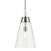 Myhouse Lighting Kichler - 52661PNCLR - One Light Pendant - Marsailli - Polished Nickel
