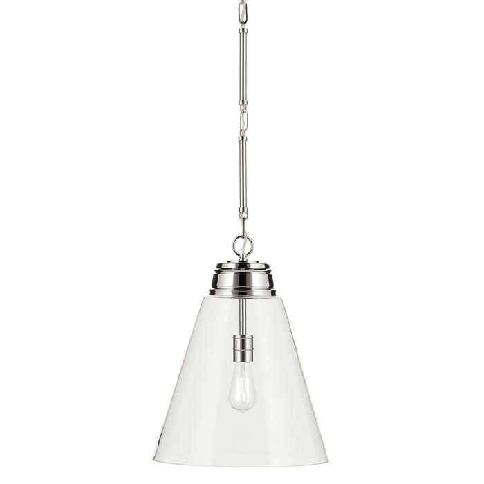 Myhouse Lighting Kichler - 52662PNCLR - One Light Pendant - Marsailli - Polished Nickel