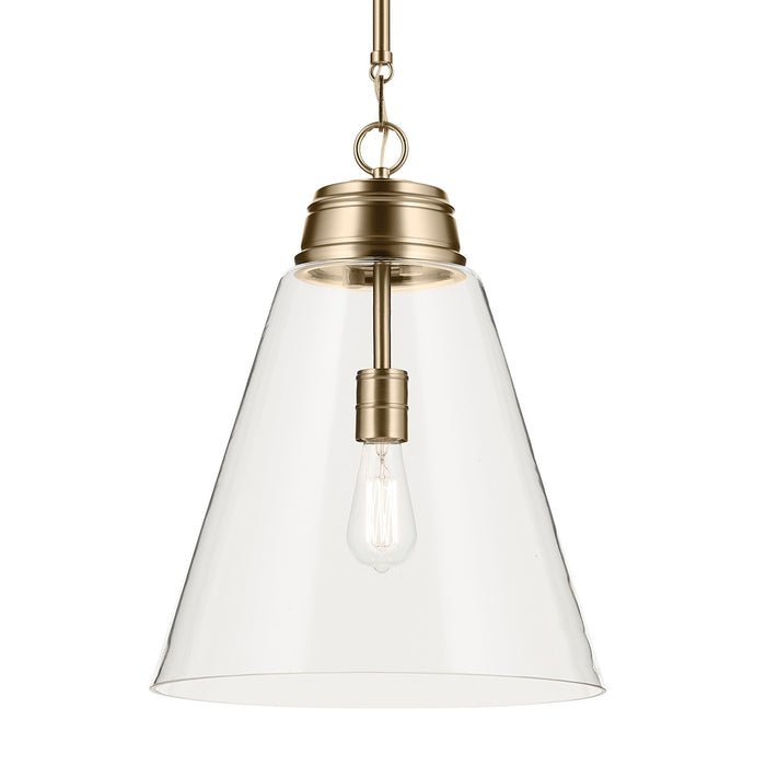 Myhouse Lighting Kichler - 52662CPZCLR - One Light Pendant - Marsailli - Champagne Bronze