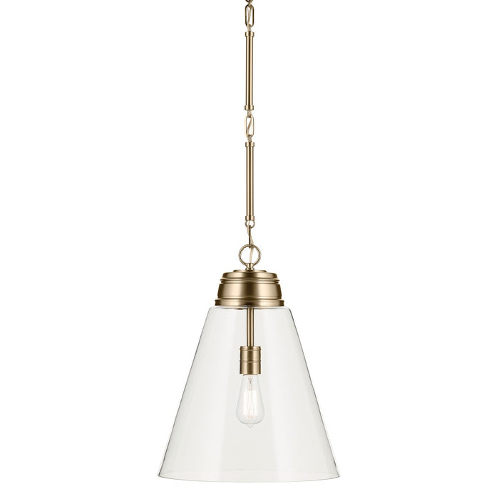 Myhouse Lighting Kichler - 52662CPZCLR - One Light Pendant - Marsailli - Champagne Bronze