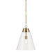 Myhouse Lighting Kichler - 52662CPZCLR - One Light Pendant - Marsailli - Champagne Bronze