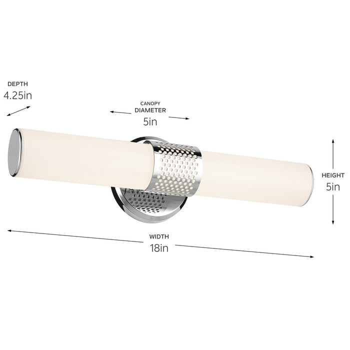 Myhouse Lighting Kichler - 55191CHLED - LED Bath Bar - Sashi - Chrome