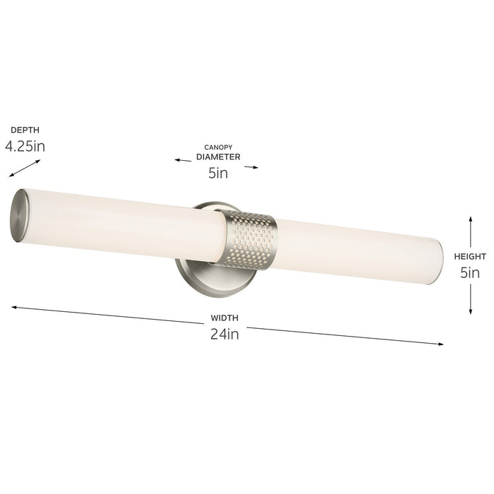 Myhouse Lighting Kichler - 55192NILED - LED Linear Bath - Sashi - Brushed Nickel