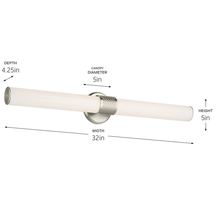 Myhouse Lighting Kichler - 55193NILED - LED Linear Bath - Sashi - Brushed Nickel