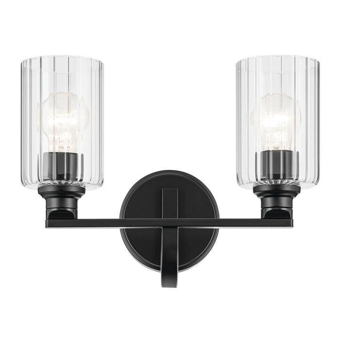 Myhouse Lighting Kichler - 55225BKFLU - Two Light Bath - Gioe - Black