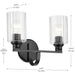 Myhouse Lighting Kichler - 55225BKFLU - Two Light Bath - Gioe - Black