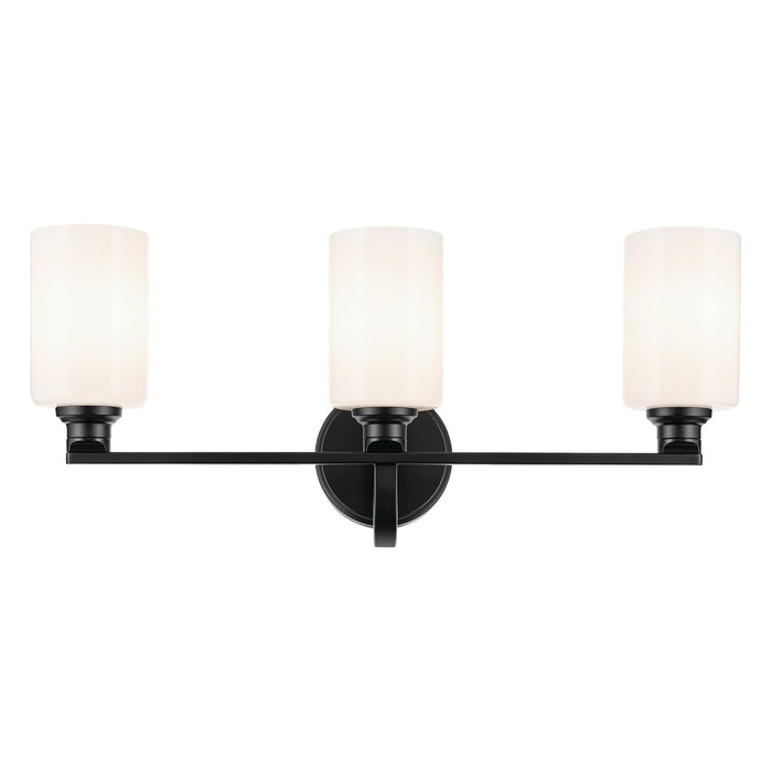 Myhouse Lighting Kichler - 55226BK - Three Light Bath - Gioe - Black