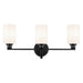 Myhouse Lighting Kichler - 55226BK - Three Light Bath - Gioe - Black
