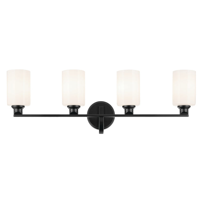 Myhouse Lighting Kichler - 55227BK - Four Light Bath - Gioe - Black