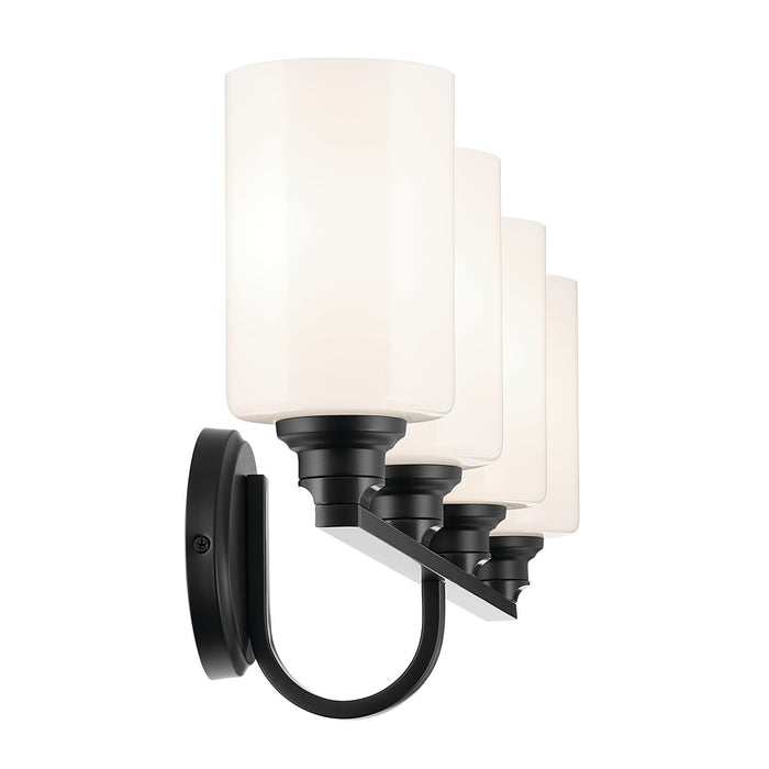 Myhouse Lighting Kichler - 55227BK - Four Light Bath - Gioe - Black