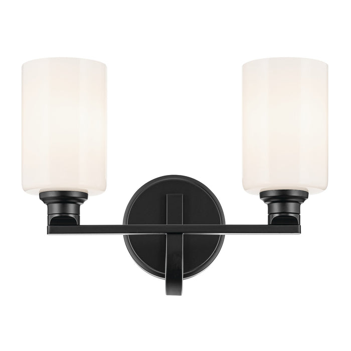 Myhouse Lighting Kichler - 55225BK - Two Light Bath - Gioe - Black