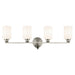 Myhouse Lighting Kichler - 55227NI - Four Light Bath - Gioe - Brushed Nickel