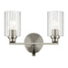 Myhouse Lighting Kichler - 55225NIFLU - Two Light Bath - Gioe - Brushed Nickel
