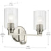 Myhouse Lighting Kichler - 55225NIFLU - Two Light Bath - Gioe - Brushed Nickel