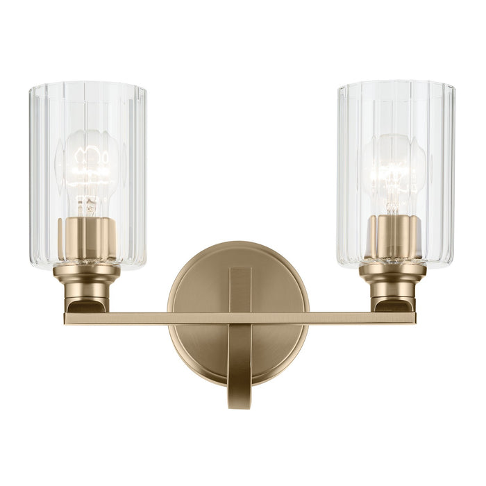 Myhouse Lighting Kichler - 55225CPZFLU - Two Light Bath - Gioe - Champagne Bronze