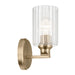 Myhouse Lighting Kichler - 55224CPZFLU - One Light Wall Sconce - Gioe - Champagne Bronze