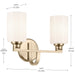 Myhouse Lighting Kichler - 55225CPZ - Two Light Bath - Gioe - Champagne Bronze