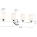 Myhouse Lighting Kichler - 55227CH - Four Light Bath - Gioe - Chrome