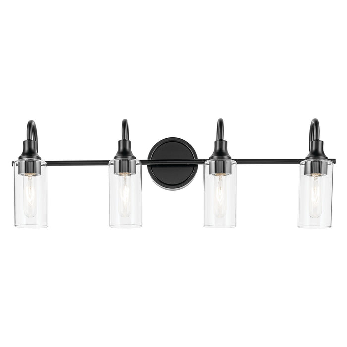 Myhouse Lighting Kichler - 55212BK - Four Light Bath - Kavi - Black