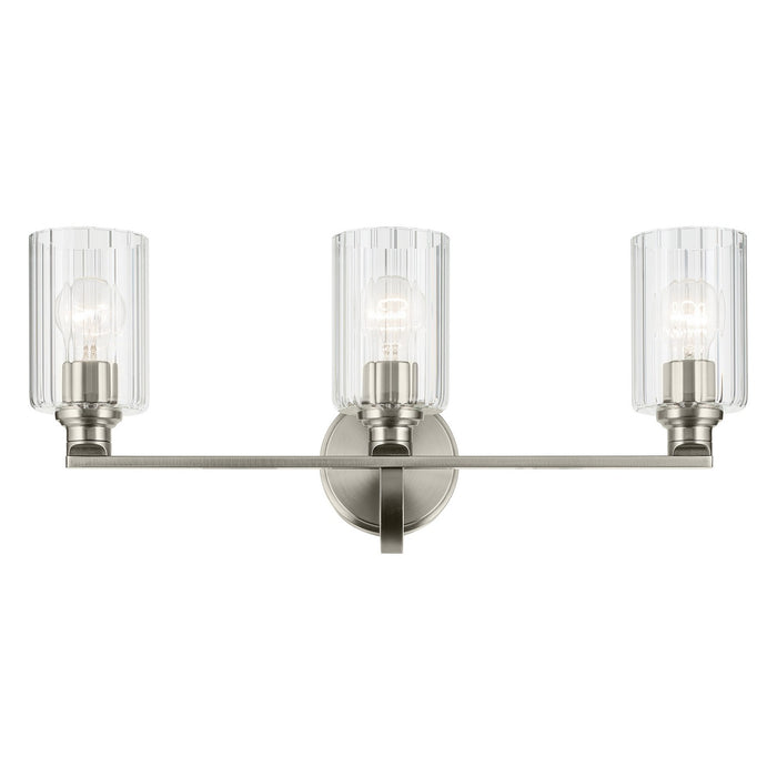 Myhouse Lighting Kichler - 55226NIFLU - Three Light Bath - Gioe - Brushed Nickel