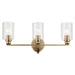 Myhouse Lighting Kichler - 55226CPZFLU - Three Light Bath - Gioe - Champagne Bronze