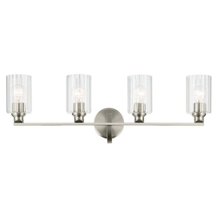Myhouse Lighting Kichler - 55227NIFLU - Four Light Bath - Gioe - Brushed Nickel