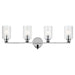 Myhouse Lighting Kichler - 55227CHFLU - Four Light Bath - Gioe - Chrome