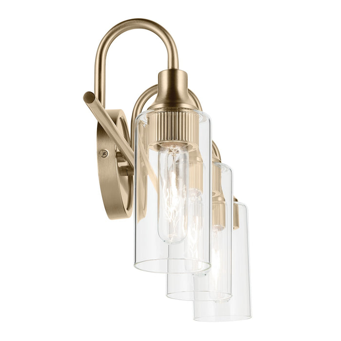 Myhouse Lighting Kichler - 55211CPZ - Three Light Bath - Kavi - Champagne Bronze