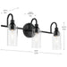Myhouse Lighting Kichler - 55211BK - Three Light Bath - Kavi - Black