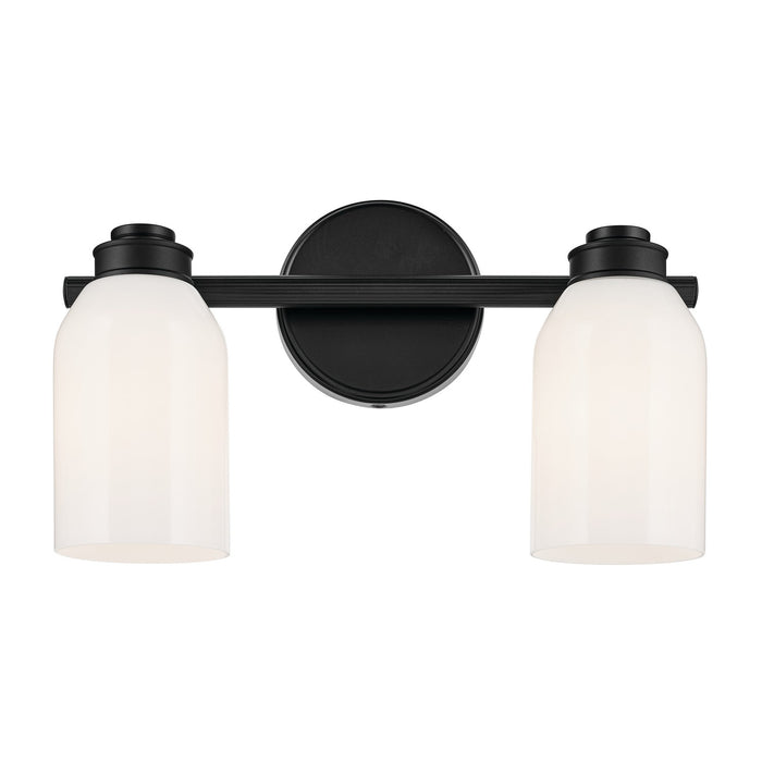 Myhouse Lighting Kichler - 55201BK - Two Light Bath - Shae - Black