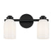 Myhouse Lighting Kichler - 55201BK - Two Light Bath - Shae - Black