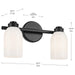 Myhouse Lighting Kichler - 55201BK - Two Light Bath - Shae - Black