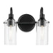 Myhouse Lighting Kichler - 55210BK - Two Light Bath - Kavi - Black