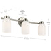 Myhouse Lighting Kichler - 55202NI - Three Light Bath - Shae - Brushed Nickel