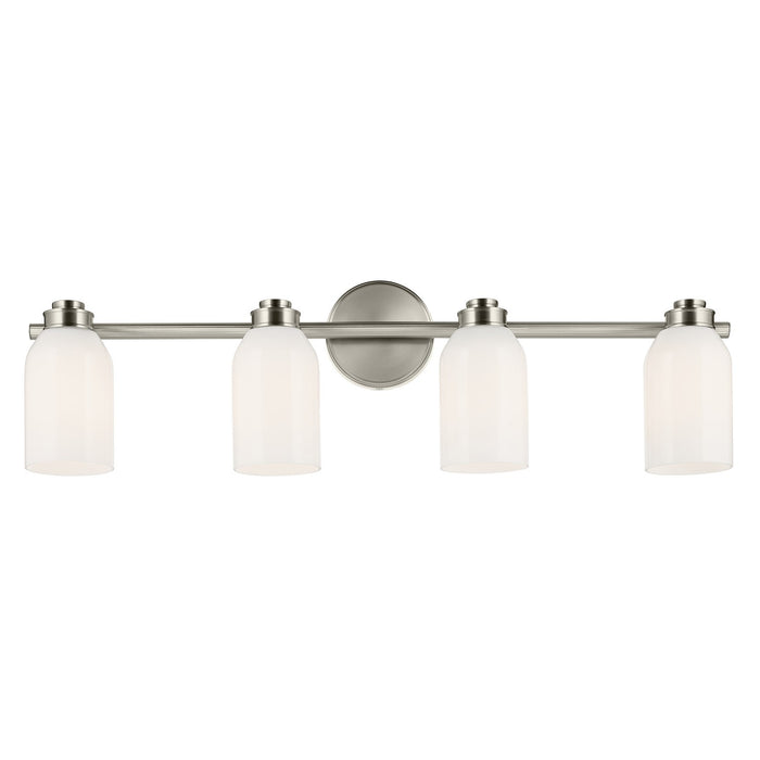 Myhouse Lighting Kichler - 55203NI - Four Light Bath - Shae - Brushed Nickel