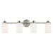 Myhouse Lighting Kichler - 55203NI - Four Light Bath - Shae - Brushed Nickel