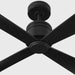 Myhouse Lighting Visual Comfort Fan - 4LNCR44MBK - 44"Ceiling Fan - Launceton 44 - Midnight Black