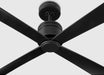Myhouse Lighting Visual Comfort Fan - 4LNCR72MBK - 72"Ceiling Fan - Launceton 72 - Midnight Black