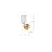 Myhouse Lighting Nuvo Lighting - 60-8201 - One Light Vanity - Liam - Burnished Brass